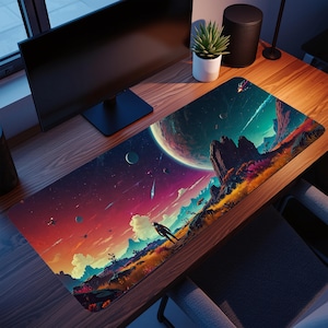 No Man's Sky Gaming Mouse Pad: Spill-Resistant, Ultra-Smooth