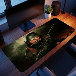 Fallout Gaming Mouse Pad: Personalized Desk Mat, Anime Game Art