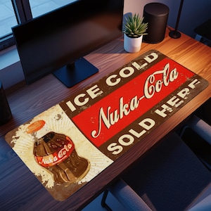 Fallout Gaming Mouse Pad: Personalized Desk Mat, Anime Game Art