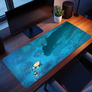 Snorlax Gaming Maus Pad: Personalisierte Anime Schreibtischmatte
