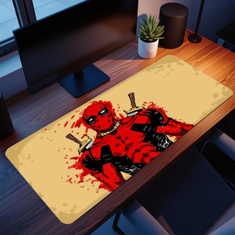 Marvel Characters Gaming Mouse Pad: Personalized Desk Mat - Etsy