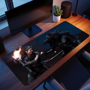 Hellblade Gaming Mouse Pad: Spill-Resistant, Ultra-Smooth Surface