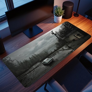 Silent Hill Gaming Mauspad: Individuelle Schreibtischunterlage