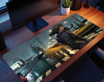 Kat- en muis-gamingmuismat: gepersonaliseerde bureaumat