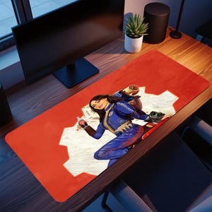 Fallout Gaming Mouse Pad: Personalized Desk Mat, Anime Game Art