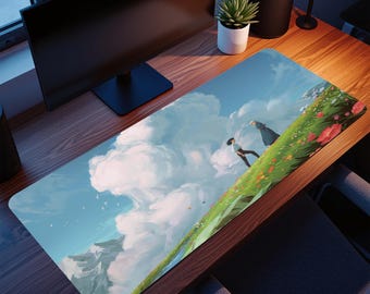 Howl's Moving Castle Mouse Pad: Anime Gaming Desk Mat