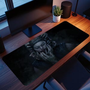 Hellblade Gaming Mouse Pad: Spill-Resistant, Ultra-Smooth Surface