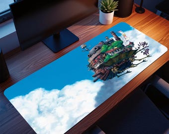 Howl's Moving Castle Mouse Pad: Anime Gaming Desk Mat