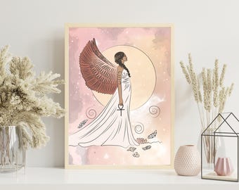 Divine Feminine Goddess Print | Archetypes Artwork | Spiritual A4 Wall Art | Sacred Feminine Decor