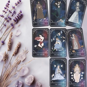 Feminine Archetypes Oracle Card Deck • Jungian Shadow Work, Divine Feminine & Goddess Cards image 4