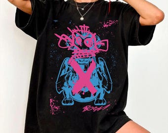 Arcane Jinx Monkey Graffiti T-Shirt, League of Legends Fan Tee