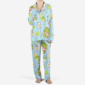 Bubu & Dudu Matcha Pajama Set | Kawaii Couple Sleepwear