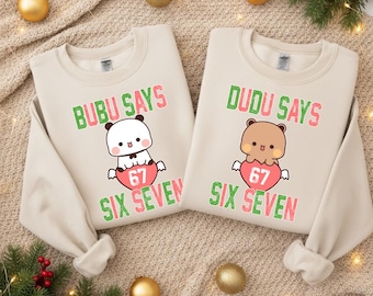 Bubu Dudu 67 Sweatshirt | Passendes Paar Fleece Pullover