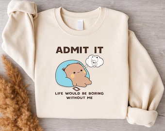 Bubu Dudu Sweatshirt | Lustiger Bär Hoodie, Geschenk für Paare