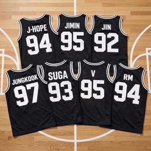 Custom BTS Basketball Jersey for Teen Girl Women Men, Personalized Kpop Tank Top Jersey, World Tour 2026 Concert Jersey Shirt for Fans Gift