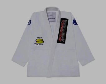 Shoyoroll White BJJ Gi – FC Jiu Jitsu Kimono, Pearl Weave