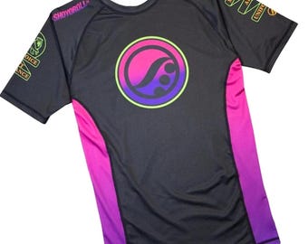 Shoyoroll BJJ Nogi Set - Lotto 143 Malibu Rash Guard e pantaloncini MMA / Attrezzatura per l'allenamento BJJ
