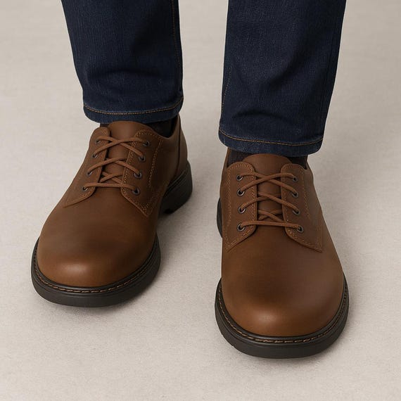 SAS Men's Aden Brown Plain Toe Comfort Shoes | Genuine Leather Dress &  Casual Footwear | Multiple Sizes | New in Box | Save Now - Etsy Israel