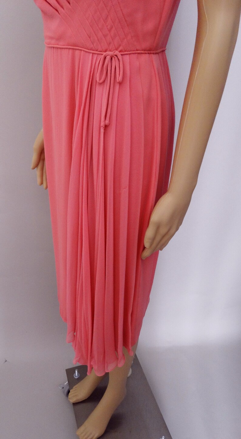 Vintage 1950s Blush Pink Sequin Wiggle Dress main image 0
