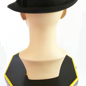 Vintage 1940s Dobbs Fedora Hat Golden Coach Dobbs Fedora Hat Charcoal Fedora Hat Golden Coach Side Pin Dobbs image 2