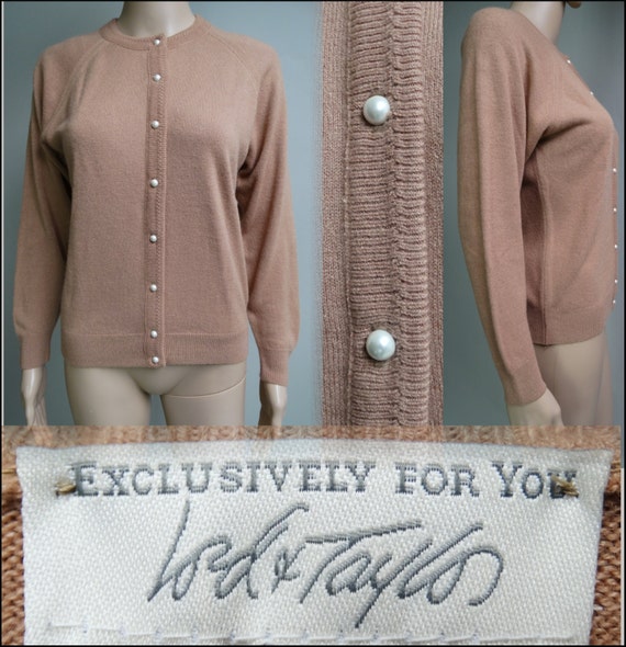 Vintage 1950's Sweater// Lord & Taylor//50s Cardig