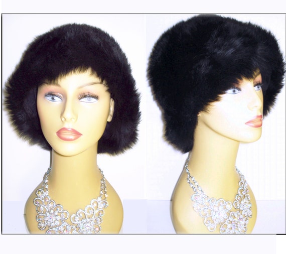 Vintage 1960s Hat // Lamb // Fur Hat // Designer
