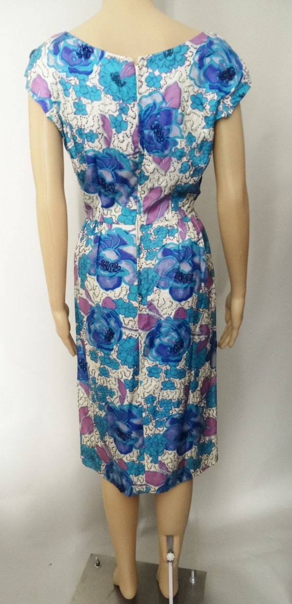 1950s Black Sequins Dress by Frank Starrr | XS/S