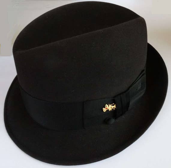 Vintage 1940s Dobbs Fedora Hat | Golden Coach Dob… - image 5