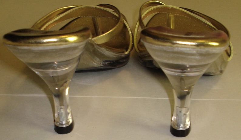lucite platform heels