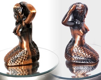 Vintage Nude Mermaid Cigarette Lighter Musical Nipples Light Up