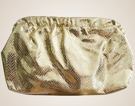 Vintage 1960s Clutch | Vintage Clutch | Gold Clutc