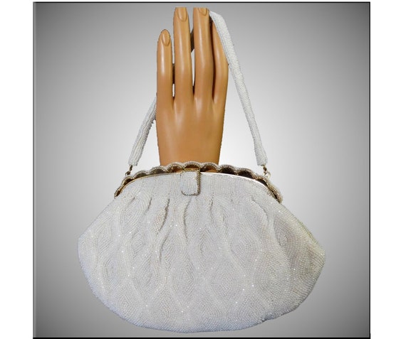 Vintage Beaded Purse | Walborg Purse | 1950s Beade