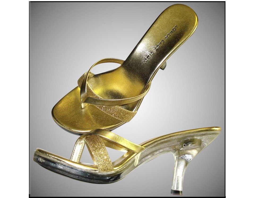 lucite platform heels