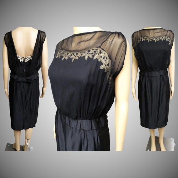 Vintage 1950s Dress | Designer Dress | Natlynn |