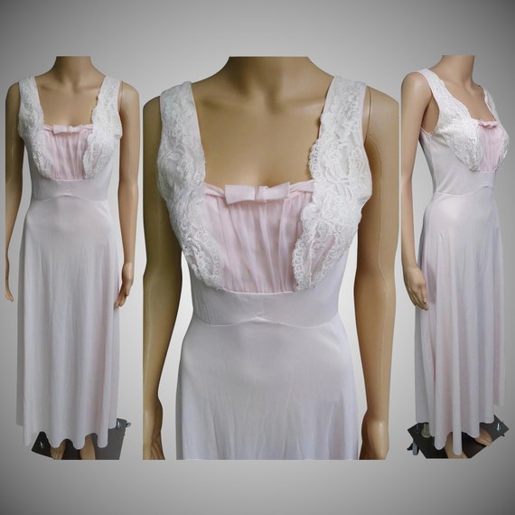 Vintage 1950s Gown | 1950s Pink Gown | 50s Gown |