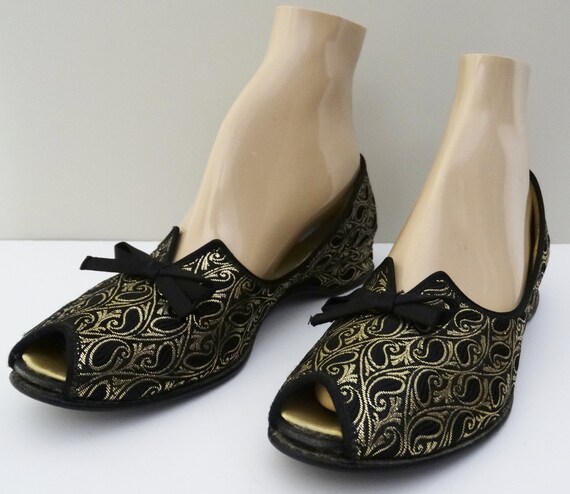 1940s Daniel Green Boudoir Slippers NOS