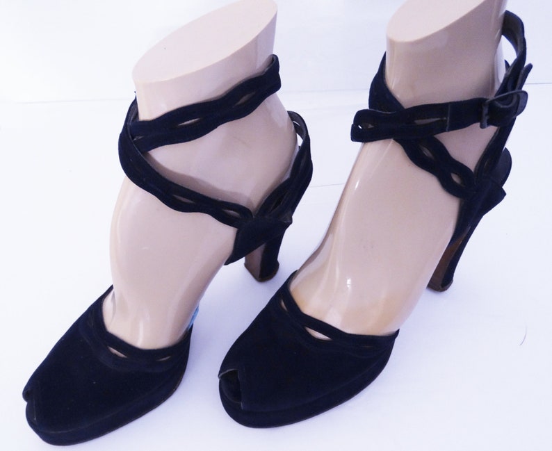 ankle strap platforms