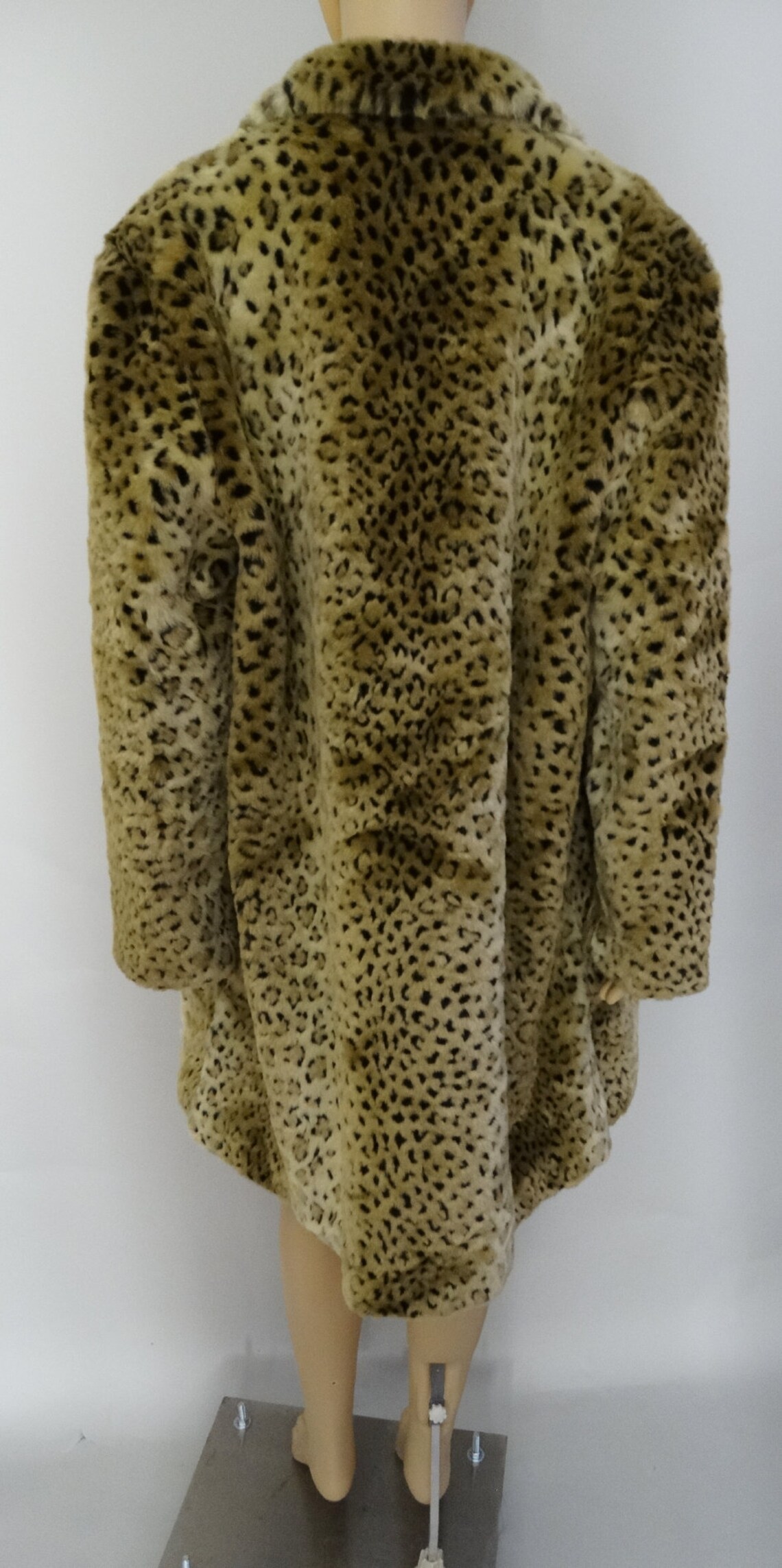 Leopard Coat / Vintage 1960's Leopard Print Faux Fur Coat | Etsy