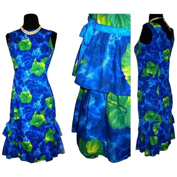 Vintage 1950s Kamehameha Dress//50s Dress// Hawaii