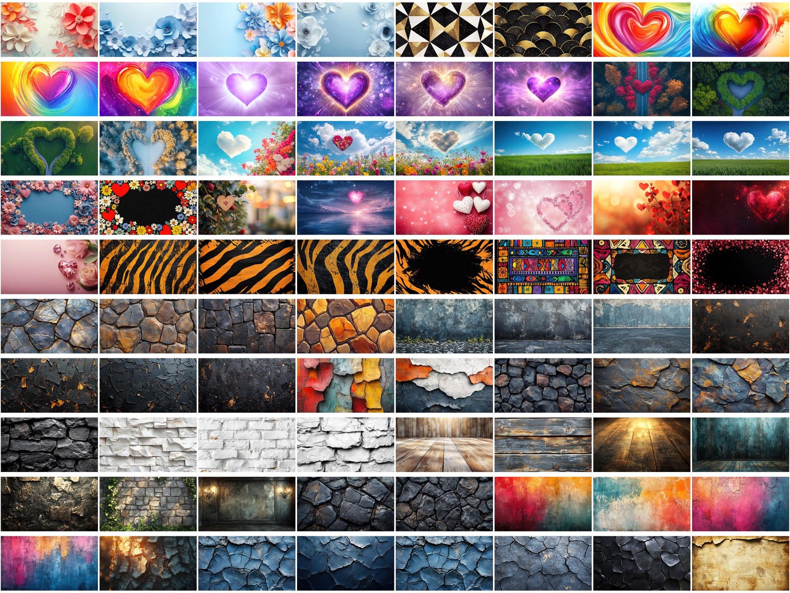 500 Background 500 High-res Texture Backgrounds | JPG Bundle (300 DPI) - Etsy