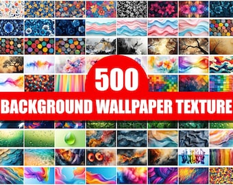 500 High-Res Texture Backgrounds | JPG Bundle (300 DPI)
