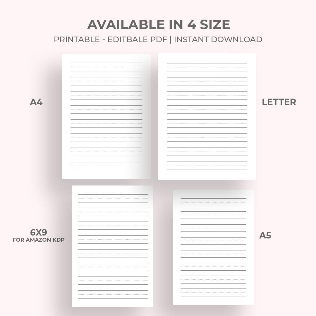 Handwriting Practice Paper Printable | Cursive Writing Practice Sheets ...