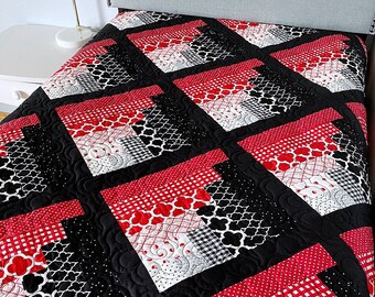 Handmade Throw Quilts for Sale, Ready to Ship, Heirloom Quality, Free Shipping, Handmade by Busy Hands Quilts, Christmas Gift Ideas
