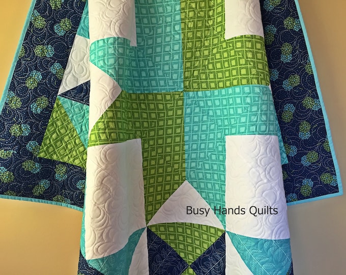 Modern Lap Quilts for Sale and Ready to Ship With FREE Etsy