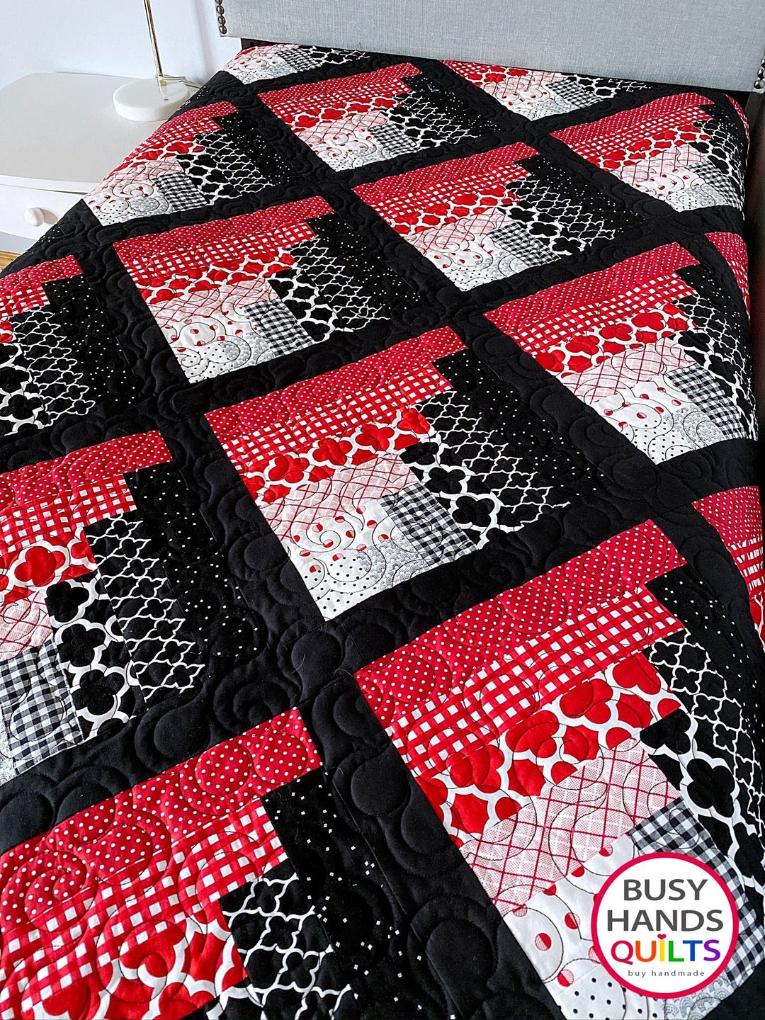 Handmade Throw Quilts for Sale, Ready to Ship, Heirloom Quality, Free