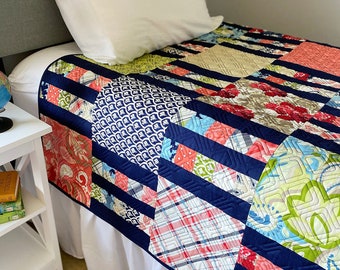 Handmade Throw Quilts for Sale, Ready to Ship, Heirloom Quality, Free Shipping, Handmade Busy Hands Quilts, Christmas Gift Ideas