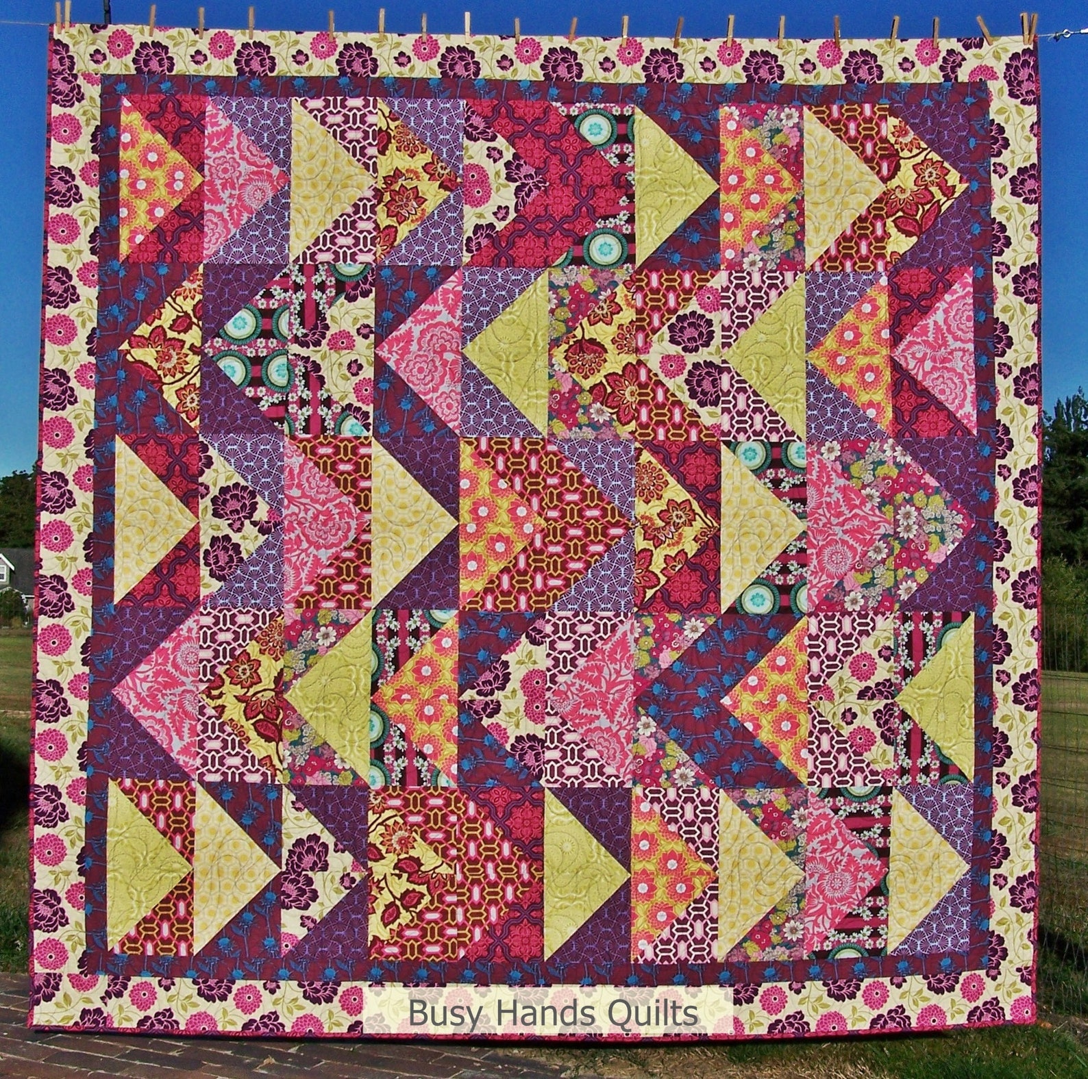 Handmade Modern Queen Quilts for Sale and Ready to Ship With Etsy