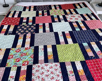 Handmade Throw Quilts for Sale, Heirloom Quality, Ready to Ship, Free Shipping, Handmade by Busy Hands Quilts, Christmas Gift Ideas