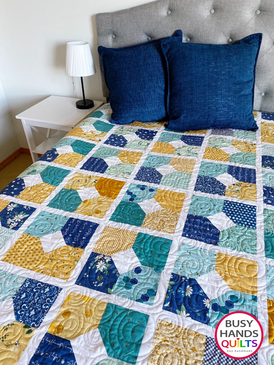 Handmade Throw Quilt for Sale, Ready to Ship, Heirloom Quality, Free