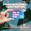 Print my Business Cards | Business Card Printing | Fast Printing | Printing service | Print Canva Business Card Design | Canva Printing